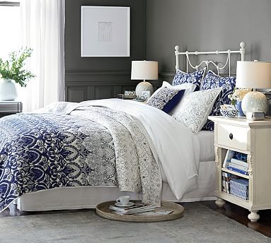 Keller Stitched Quilt & Shams | Pottery Barn