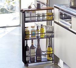 Tower Slim Rolling Storage Cart with Handle