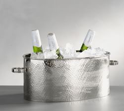 Hammered Nickel Party Bucket