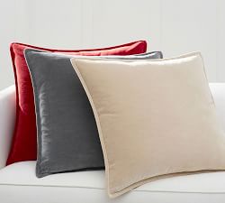 Washed Velvet Pillow Cover - 24&quot;