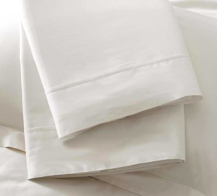 Pottery Barn 1000 cheapest Thread-Count Sateen QUEEN Sheet Set, White Retail $249