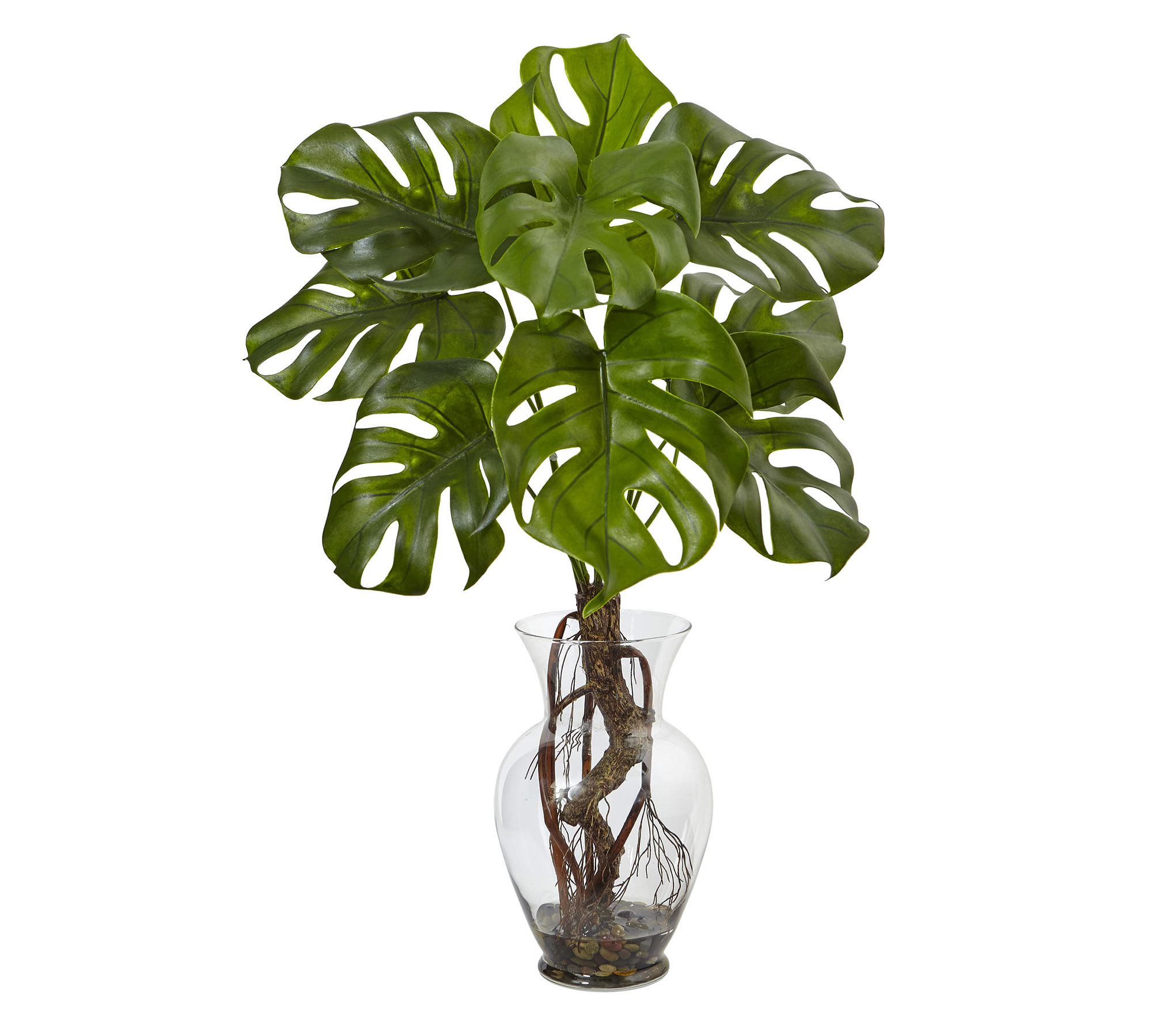 Faux Potted Monstera Plant