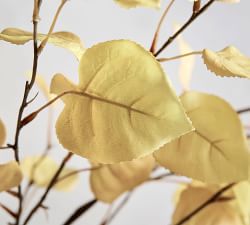 Faux Autumn Aspen Tree Branch