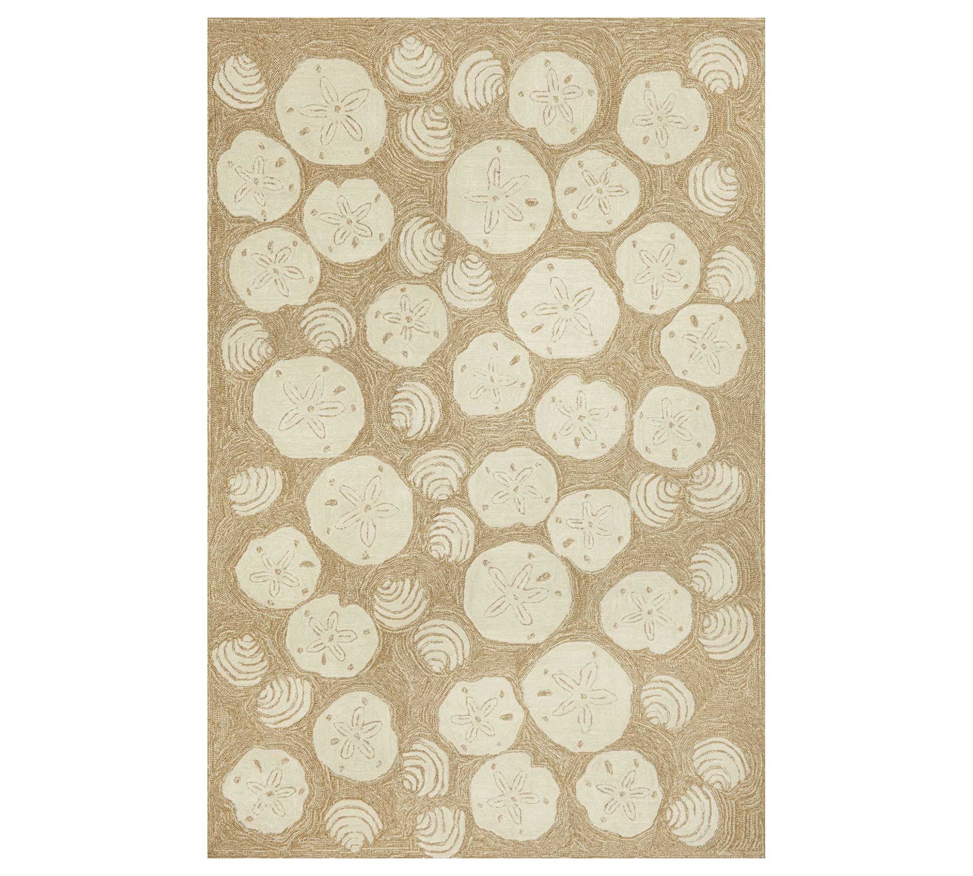 Seashell Hand-Tufted Outdoor Rug