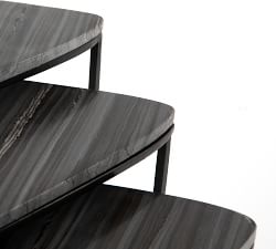 Cecilia Marble Nesting End Tables