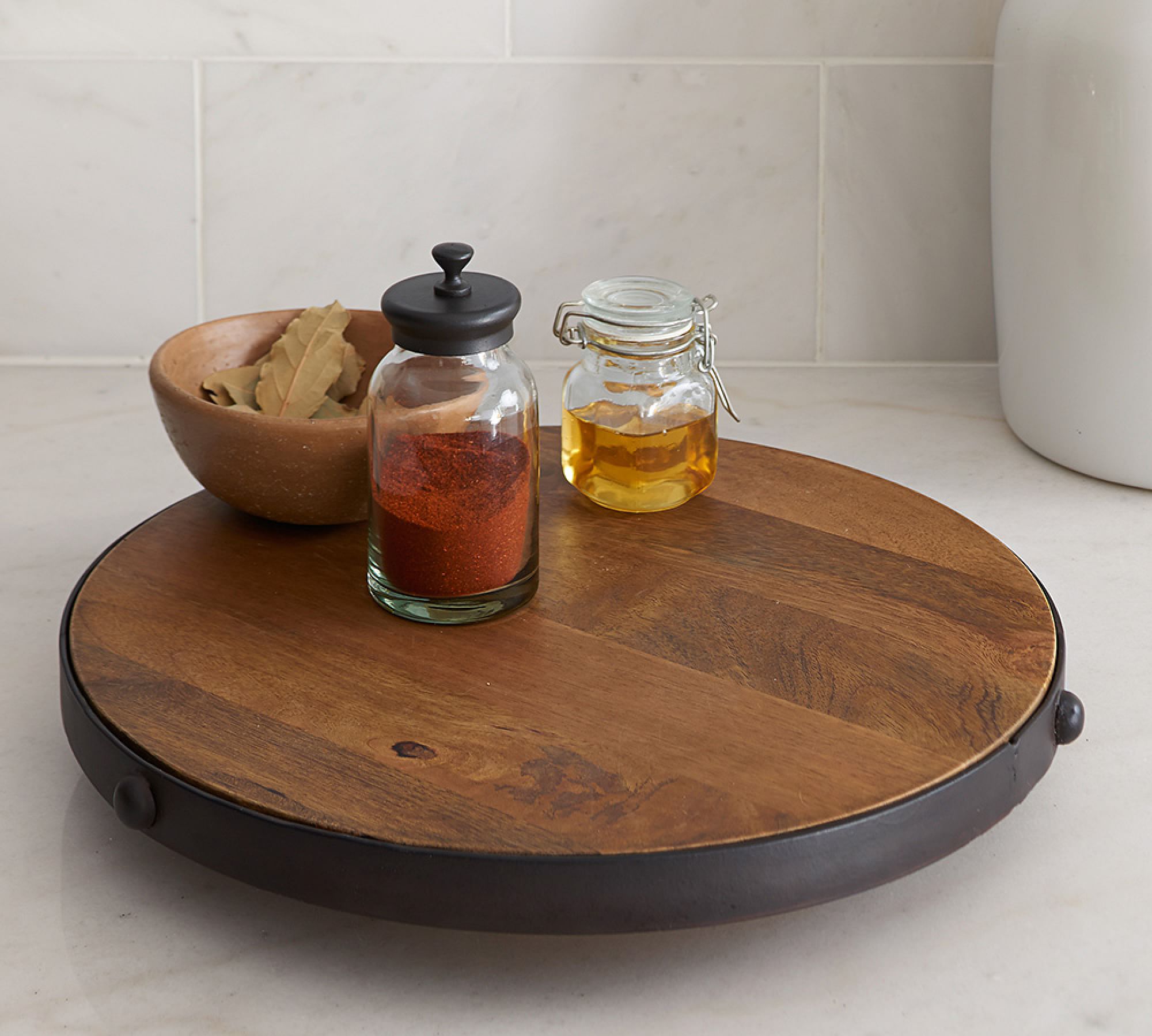 Vintage Blacksmith Lazy Susan