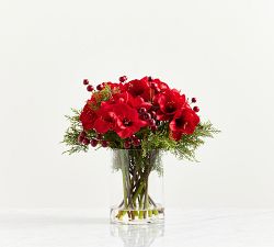 Faux Amaryllis Composed Arrangement