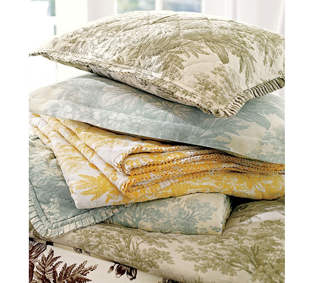 Matine Toile Quilt &amp; Shams