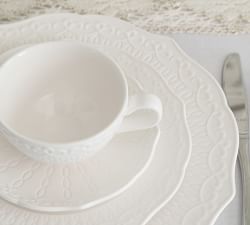 Ever Porcelain Espresso Cup &amp; Saucer - Set of 6