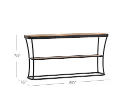 Bartlett Reclaimed Wood Console Table (60&quot;)