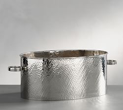 Hammered Nickel Party Bucket