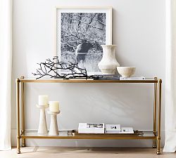 Everson Glass Console Table (58.5&quot;)