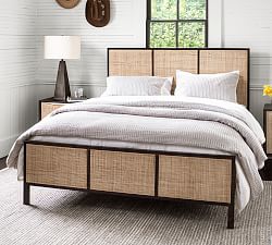 Dolores Cane Platform Bed