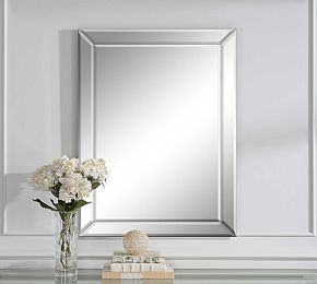 Isabella Beveled Rectangle Mirror | Pottery Barn