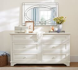 Mirrored Dresser-Top Trays