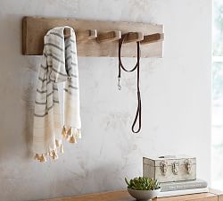 Casa Wood Wall Hooks Pottery Barn