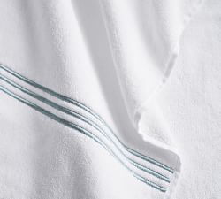 Grand Organic Cotton Embroidered Towel