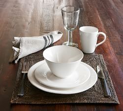 Tava Handwoven Rattan Square Placemat