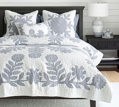 Pottery Barn Bedspread 2024 and Shams