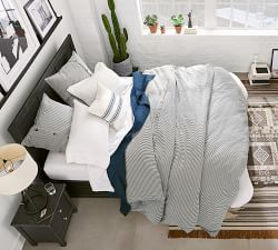 Wheaton Striped Linen Cotton Duvet Cover