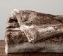 Faux Fur Ombre Throw Blanket