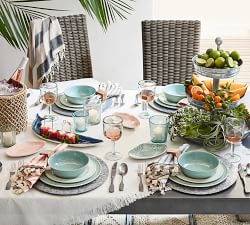 Cabana Outdoor Melamine 12-Piece Dinnerware Set