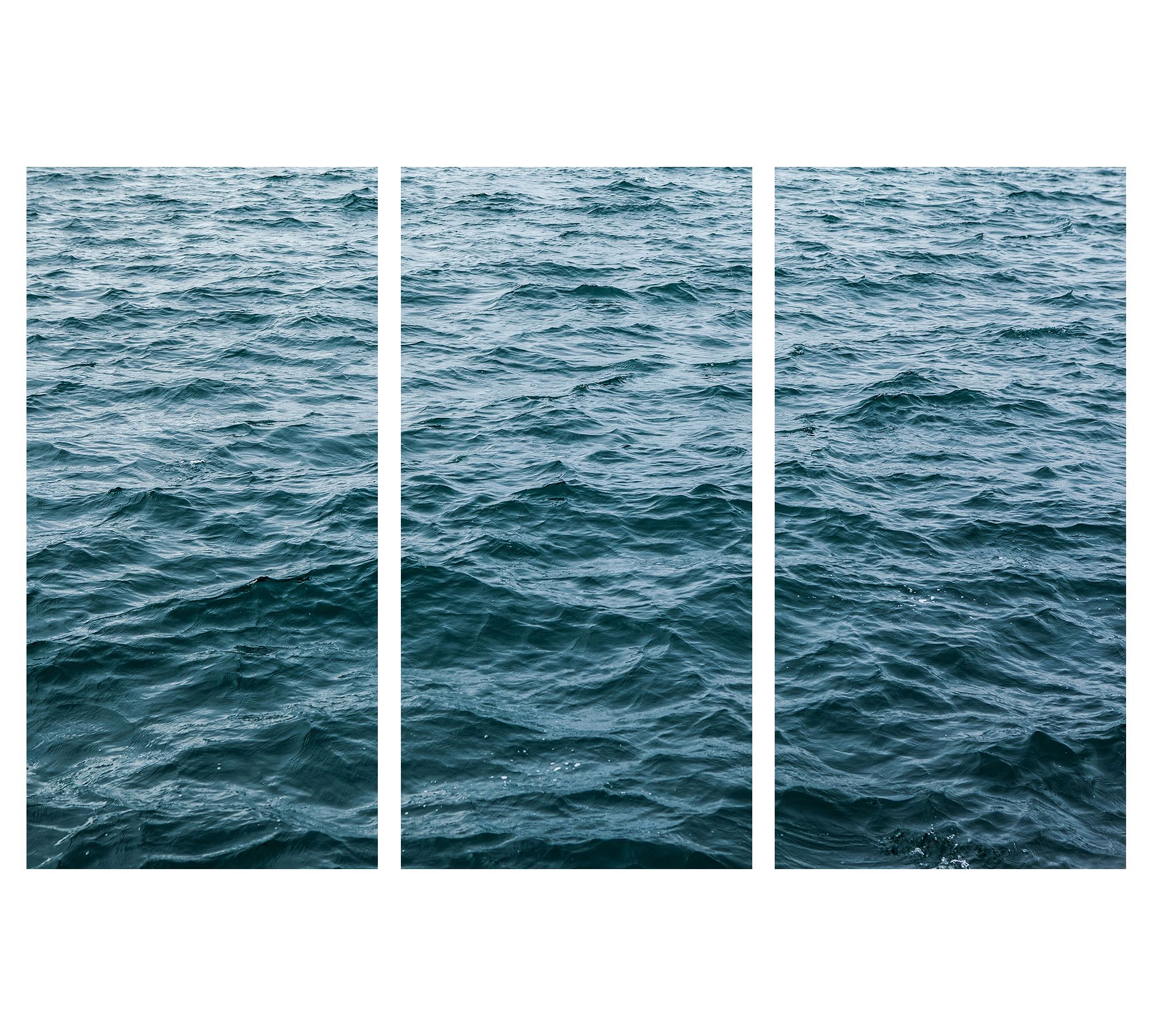 Wave Triptych Canvas Print