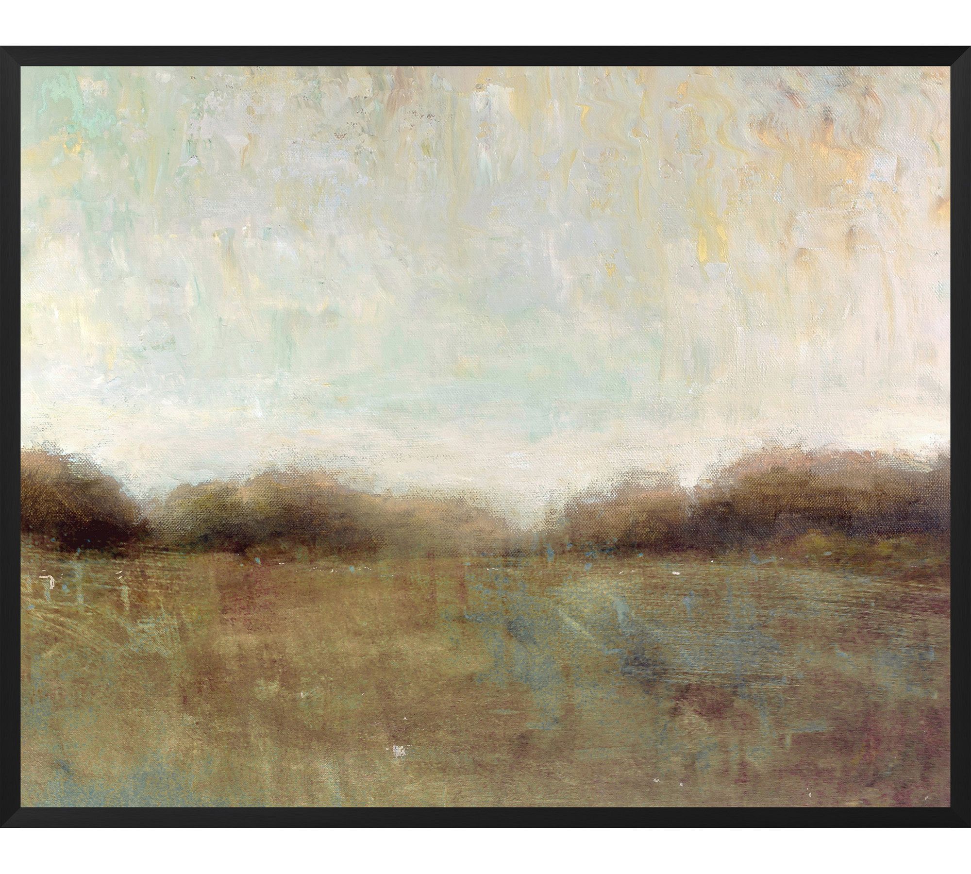 Distant Haze Framed Canvas