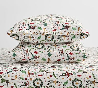 32” cheapest Nutcracker & quilted Pillow Case