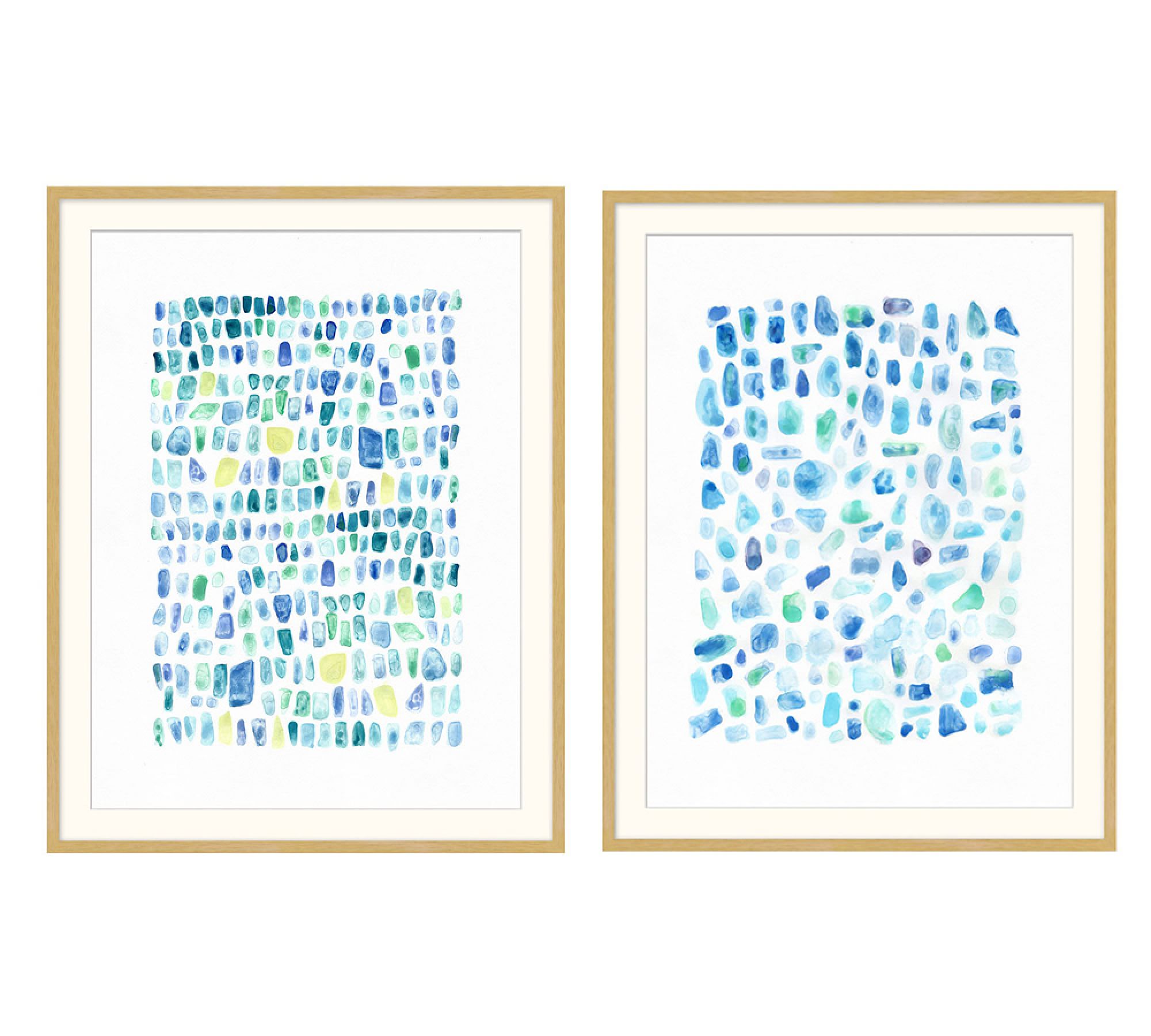 Seaglass Framed Prints