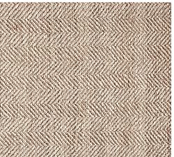 Chevron Hand Loomed Wool Jute Rug Swatch