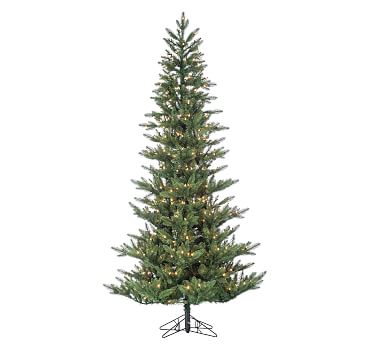 Lit Austrian Pine Faux Christmas Tree - 7.5 Ft. | Pottery Barn