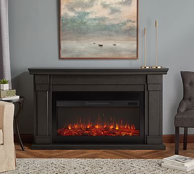 Real Flame® Carlisle Grand Electric Fireplace | Pottery Barn