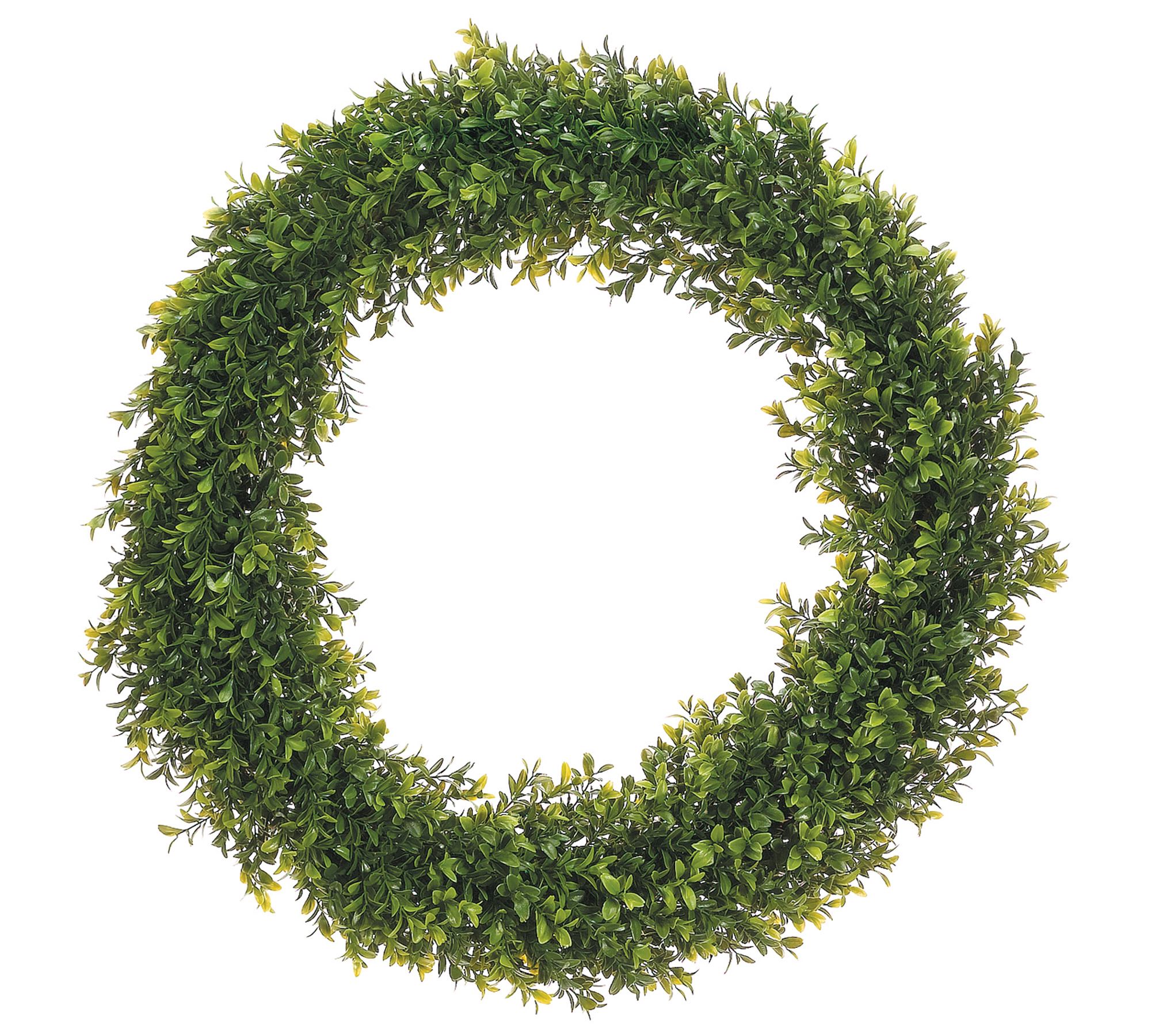 Faux Boxwood Wreaths