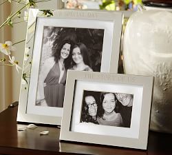 Personalized Silver-Plated Engravable Frames