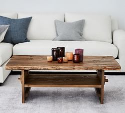 Easton Rectangular Reclaimed Wood Coffee Table (50&quot;)