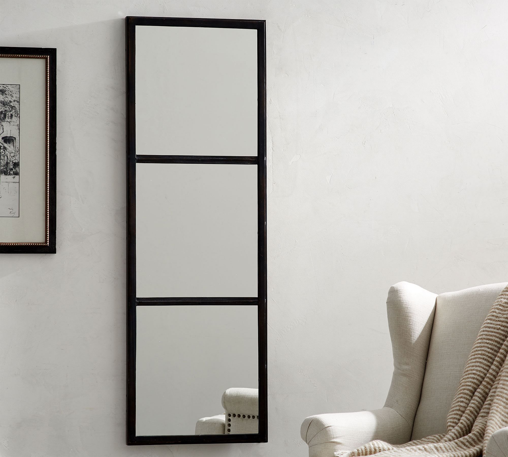 Cade Windowpane Wall Mirror