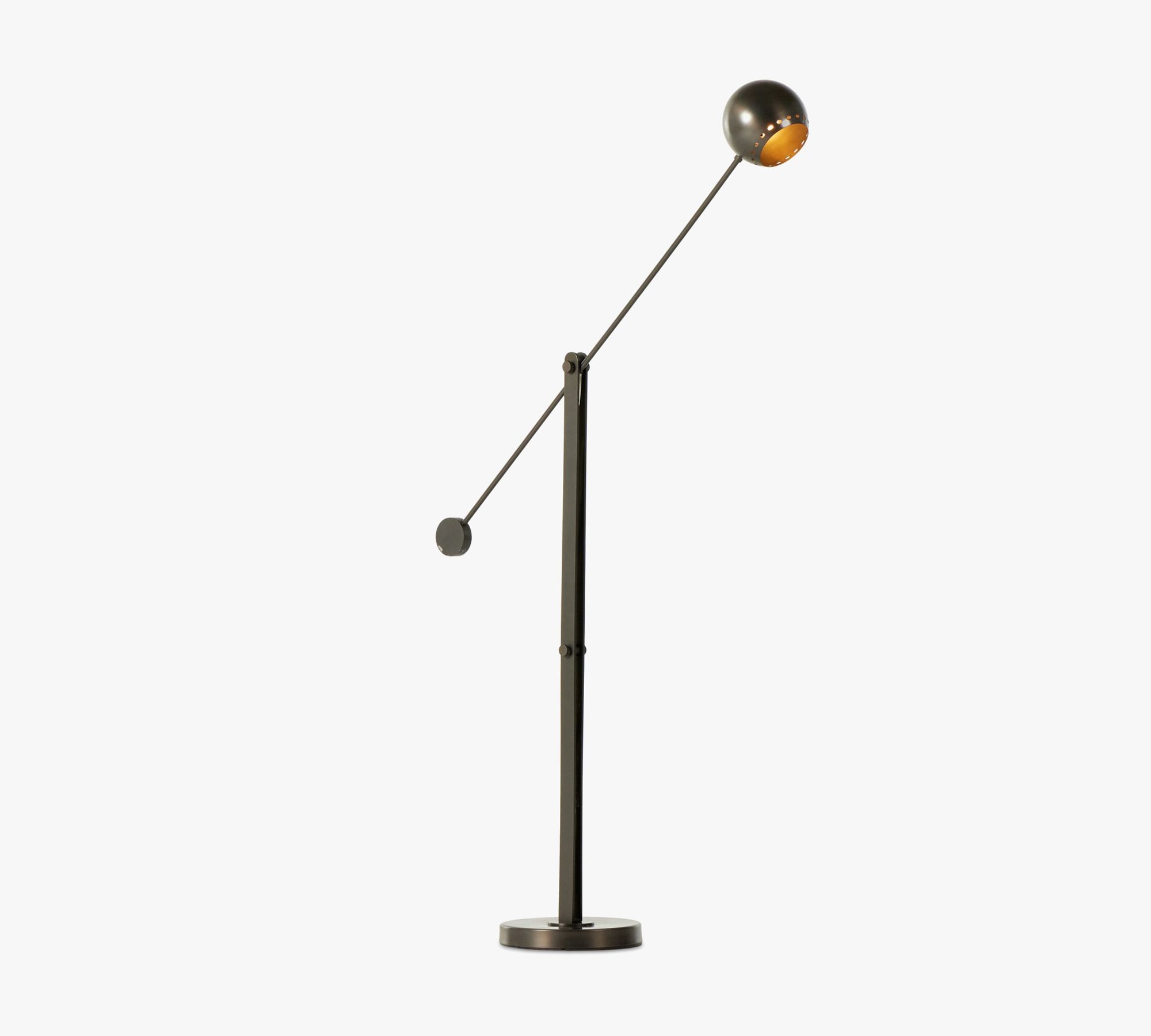 Dovetail Metal Task Floor Lamp (50")