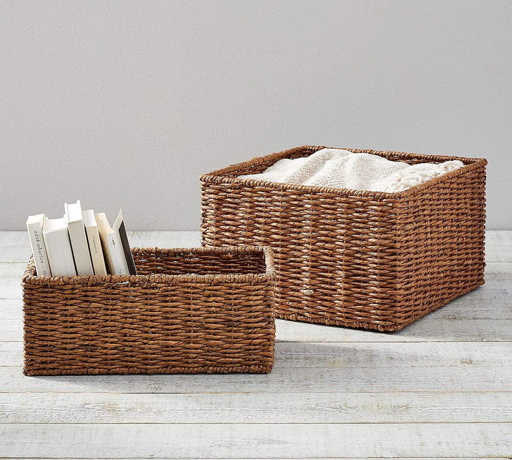 Samantha Handwoven Seagrass Baskets | Pottery Barn