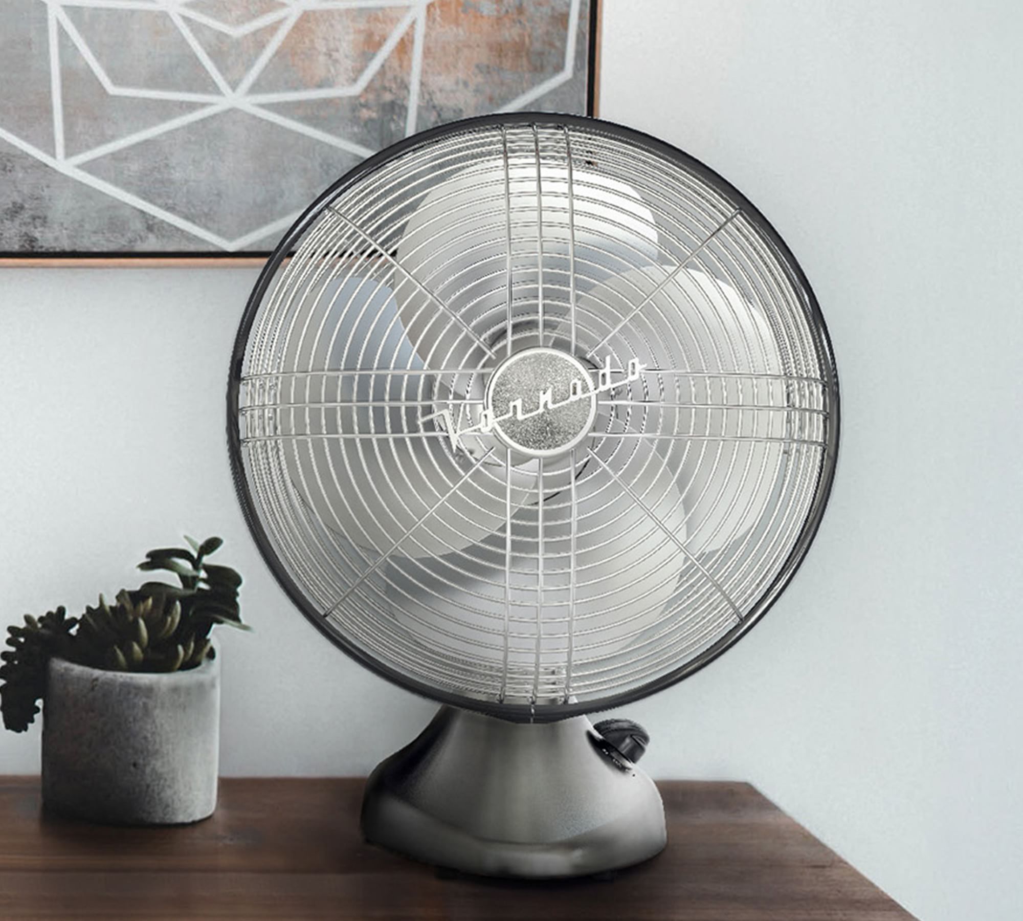 Pottery Barn Vornado Silver Swan S Vintage Oscillating Fan | The 
