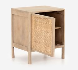 Dolores Cane Cabinet Nightstand (20&quot;)