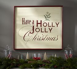 Holly Jolly Sign Wall Art