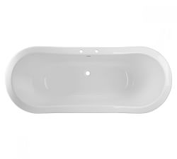 Lolog 72&quot; Clawfoot Painted Bathtub