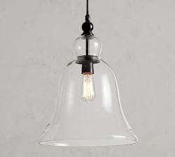 Rustic Outdoor Glass Pendant (9&quot;-14&quot;)