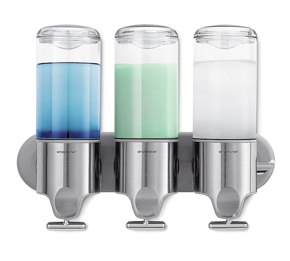 Simplehuman&#174; Wall Mounted Triple Soap Pump