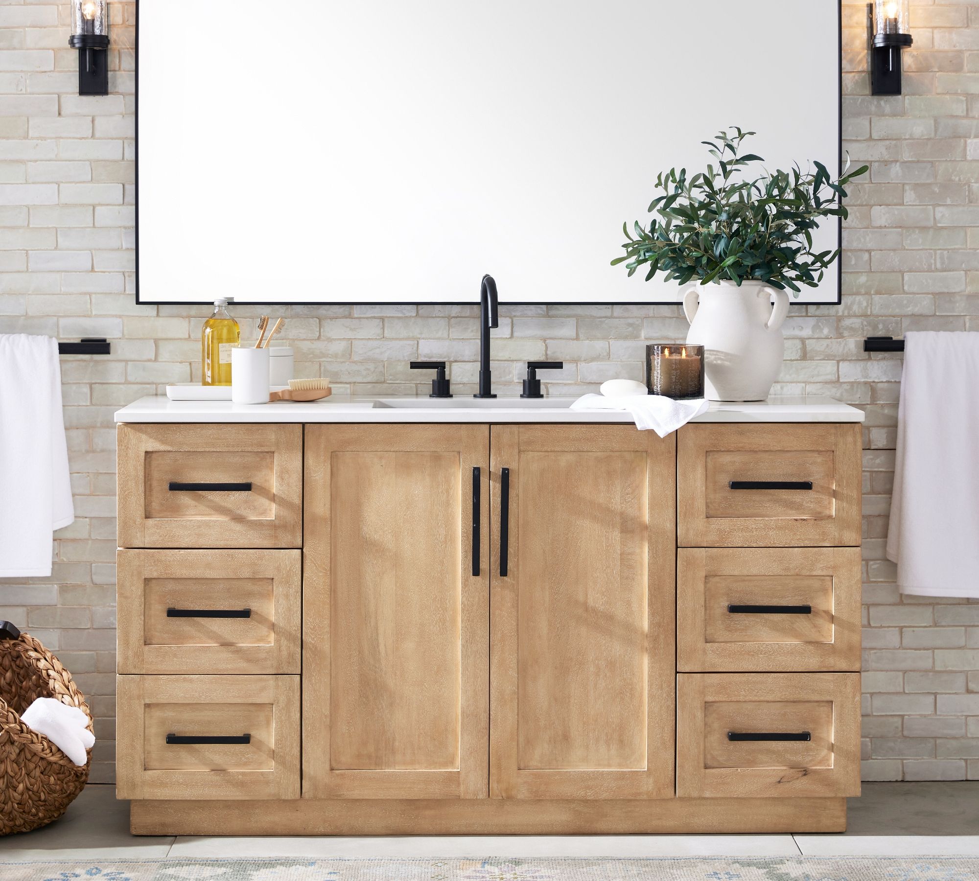 Miller 58" Single Wide Sink Vanity