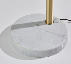 Laguna 3-Arm Marble Arc Floor Lamp (80&quot;)