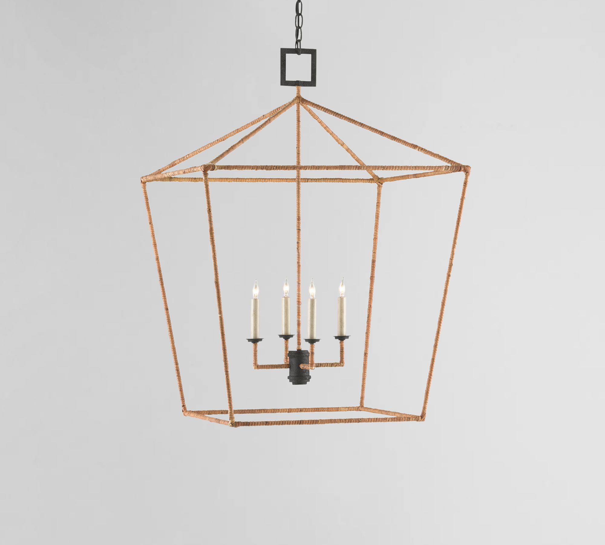 Luella Rattan Chandelier