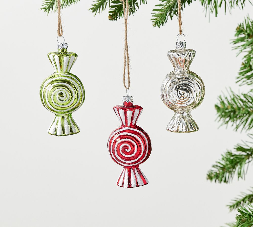 Candy Ornaments - Set of 3