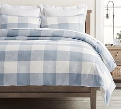 Pottery barn Bryce Buffalo outlet Check Duvet & sham